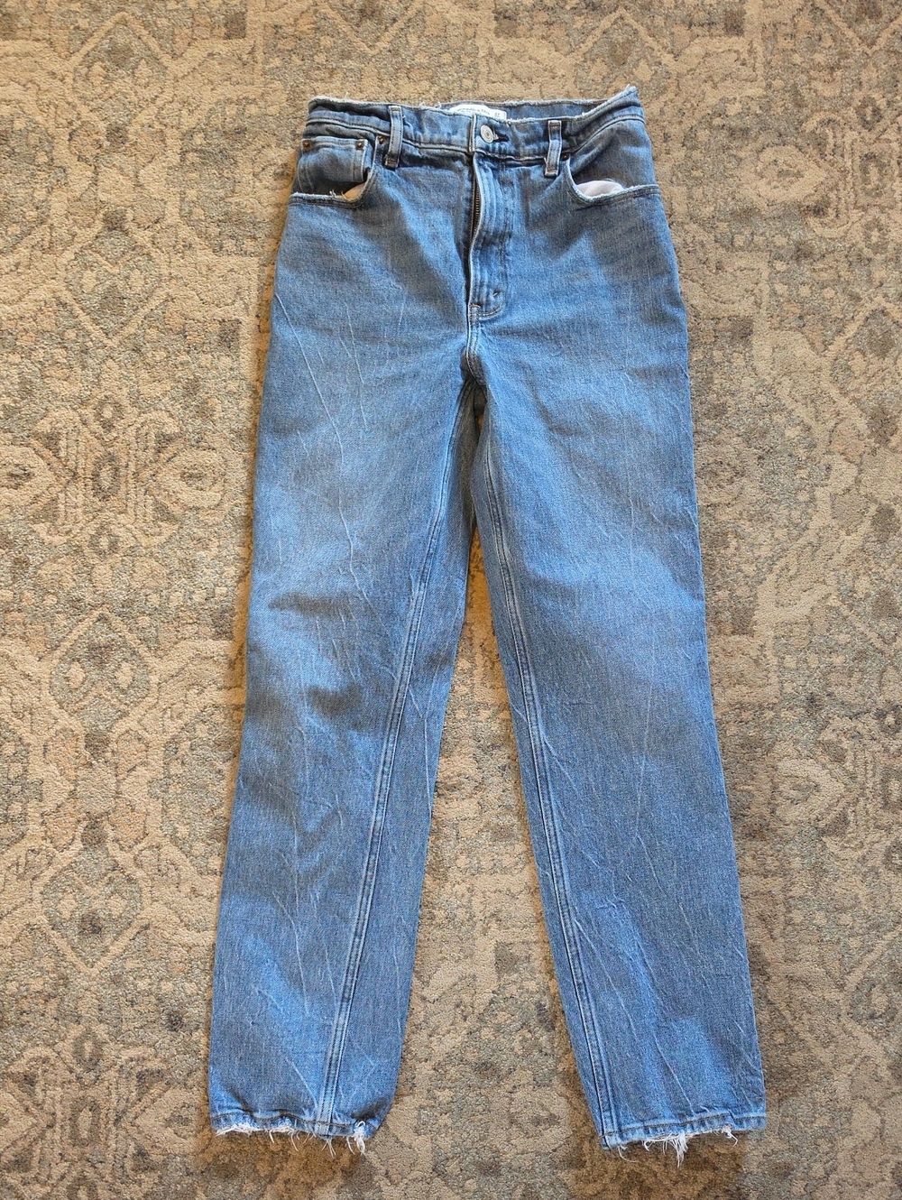 Women's Abercrombie 90s Straight Ultra High Rise